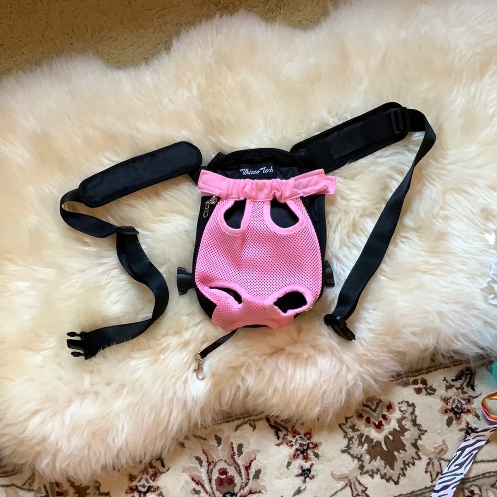 Backpack/front dog carrier for small dogs